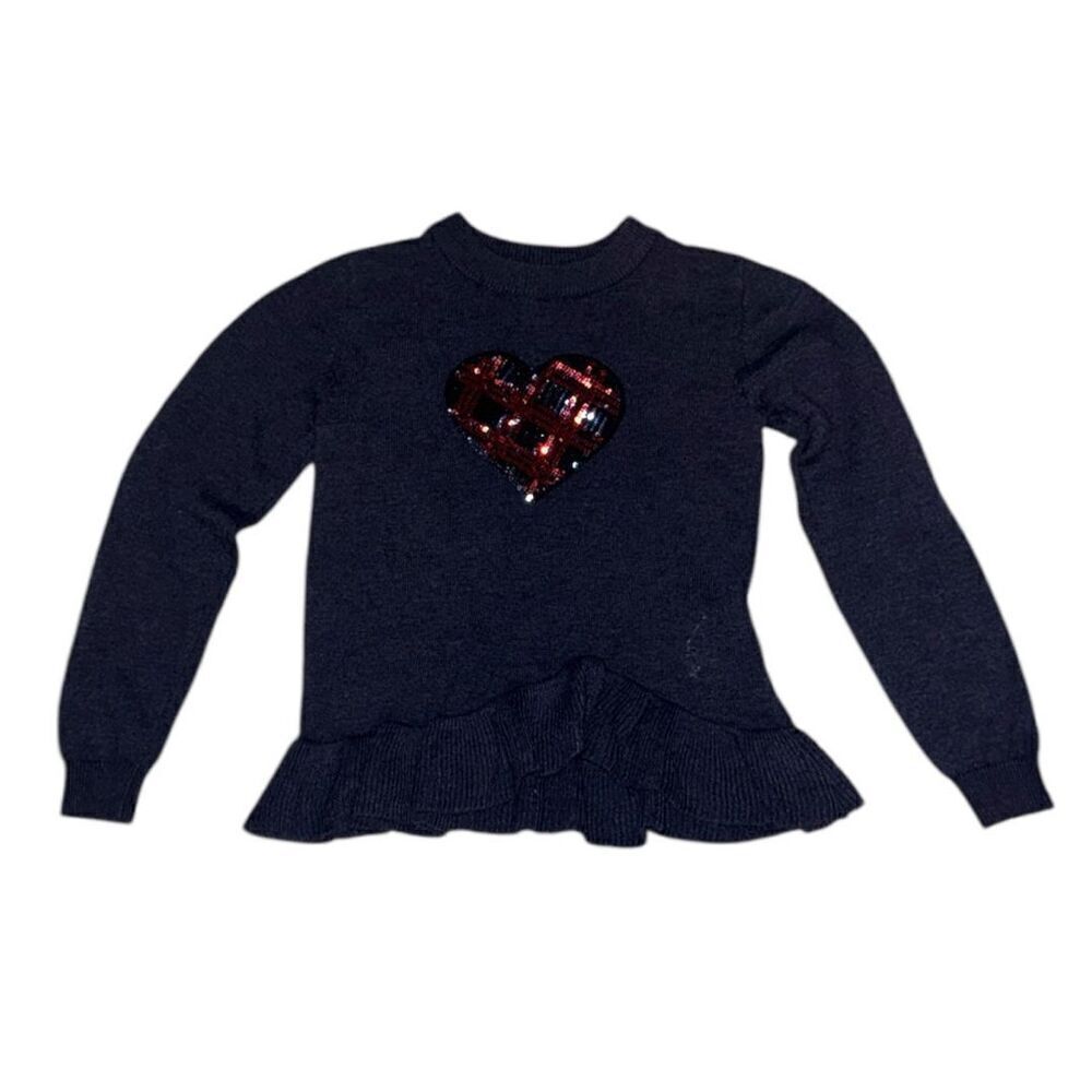 Primark navy ruffle sweater 2-3 years old